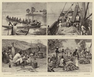 Die Expedition der Royal Niger Company, Alltagsszenen am Fluss Niger