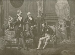 Napoleon, Goethe und Wieland, 1808, 1896 von Charles J. State