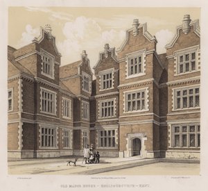 Altes Herrenhaus, Hollingbourne, Kent von Charles James Richardson