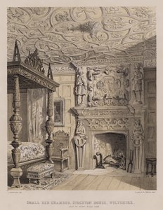 Kleines Schlafzimmer, Stockton House, Wiltshire, Sitz von Henry Biggs von Charles James Richardson