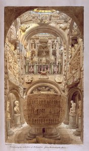Ansicht eines Teils der Sammlung von Antiquitäten, 9. September 1825 von Charles James Richardson