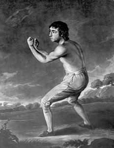 Daniel Mendoza, graviert von Henry Kinsbury, 1789 von Charles Jean Robineau