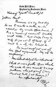 Brief an Charles Kent, geschrieben aus Gad