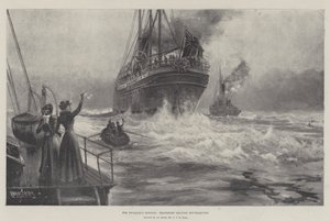 Für Englands Ehre, Transport verlässt Southampton von Charles John de Lacy