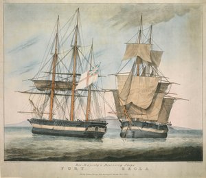 Seine Majestät Entdeckungsschiffe Fury und Hecla von Charles Joseph Hullmandel