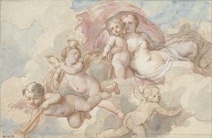 Venus mit Amor und Putti