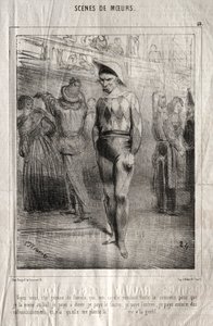 Szenen der Sitten: Sehen Sie, diese Bettlerin von Pamela, die mich die ganze Woche über schmeichelt... von Charles Joseph Traviès de Villers