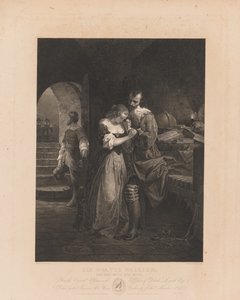 Sir Walter Raleigh verabschiedet sich von seiner Frau von Charles Kennedy Burt