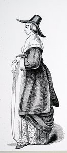 Bürgerfrau aus London in puritanischer Zeit von Charles Knight