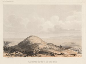 Ebene zwischen Kah Wee Ya und Kings Rivers, Lithographie von A. Hoen & Co., 1855 von Charles Koppel