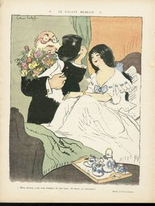 Illustration von Chas-Laborde (1886-1941) in Le Rire von Charles Laborde
