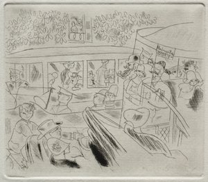 Verkehr, Montmartre von Charles Laborde