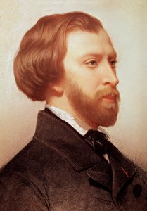 Porträt von Alfred de Musset, französischer Dichter