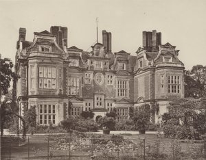 Swateley Hall, Uxbridge, die Gartenfront von Charles Latham