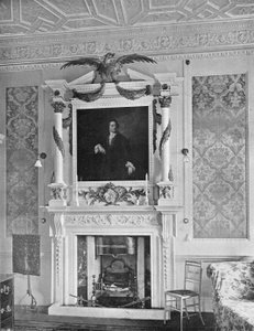 Der Marmorkamin im "Redlynch Zimmer" von Charles Latham