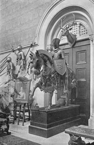 Visconti-Plattenrüstung in der Halle von Charles Latham