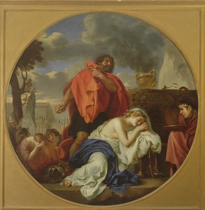 Jephta kurz vor der Opferung seiner Tochter von Charles Le Brun