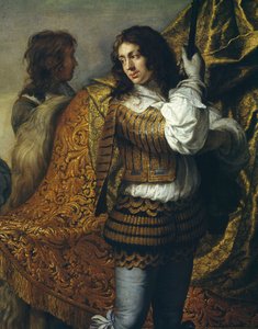 Porträt von Kanzler Seguir (Detail) von Charles Le Brun