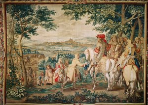 Die Kapitulation von Marsal im Jahr 1662, Gobelins-Werkstatt
