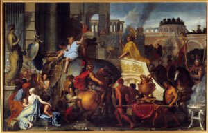 Der Triumph Alexanders oder Einzug Alexanders des Großen in Babylon