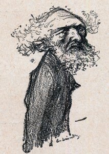 Alexandre Ribot (1842-1923) französischer Magistrat und Politiker - Gravur in „Our Dear Sovereign“ von Paul Bosq - Illustration von Charles Leandre (1862-1934) 1898 von Charles Leandre