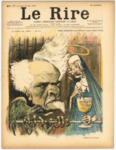 Titelblatt von "Le Lire", Nummer 177, Satirische in Farben von Charles Leandre