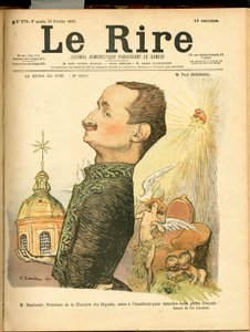 Titelbild von „The Laughter“, Satirisch in Farben von Charles Leandre