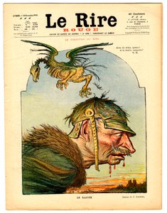 Cover von Das rote Lachen, Satire in Farben