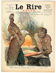 Cover von „The Red Laughter“, Nummer 37, Satire in Farben von Charles Leandre