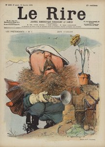 Don Carlos, Illustration für Le Rire von Charles Leandre
