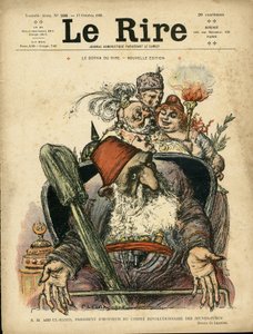 Illustration von Charles Leandre (1862-1934) für das Cover von Le Rire