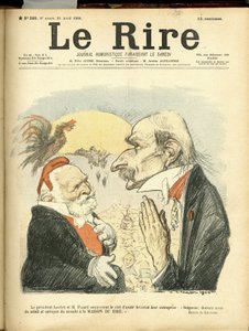 Illustration von Charles Leandre (1862-1934) für das Cover von Le Rire