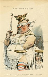 Illustration von Charles Leandre (1862-1934) für das Cover von Le Rire von Charles Leandre