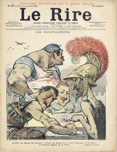 Illustration von Charles Leandre (1862-1934) für das Cover von Le Rire