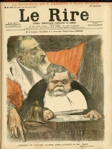 Illustration von Charles Leandre (1862-1934) für das Cover von Le Rire von Charles Leandre