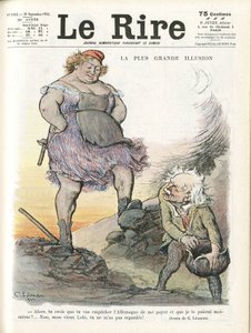 Illustration von Charles Leandre für das Cover von Le Rire, 30/09/22 von Charles Leandre