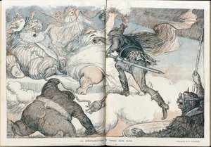 Illustration von Charles Leandre (1862-1934) in „Fantasio“ von Charles Leandre