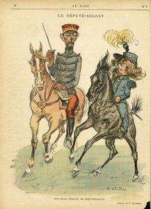 Illustration von Charles Leandre (1862-1934) in Le Rire von Charles Leandre