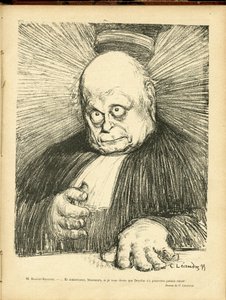 Illustration von Charles Leandre (1862-1934) in Le Rire von Charles Leandre