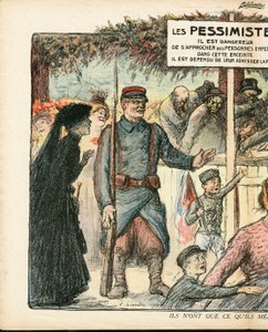La Baionnette, Satirisch in Farben