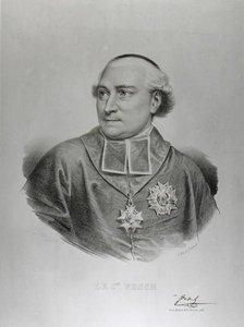 Porträt von Kardinal Joseph Fesch (1763-1839) graviert von Francois Seraphin Delpech (1778-1825) (Gravur)