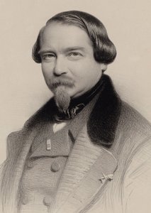 Porträt des Komponisten Jean-Georges Kastner von Charles Louis Baugniet