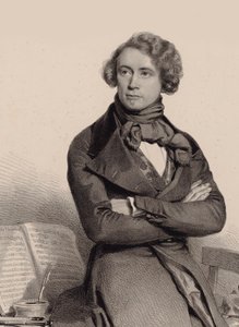 Porträt des Cellisten und Komponisten Adrien-François Servais, 1807-1866, 1838 von Charles Louis Baugniet