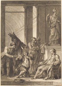 Der Bauer von Charles Louis Lingée after Jean Honoré Fragonard