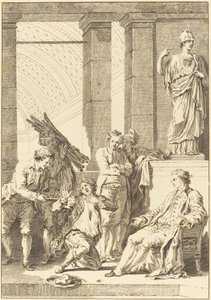 Der Bauer von Charles Louis Lingée after Jean Honoré Fragonard