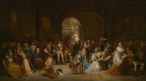 Der Appell der letzten Opfer des Terrors von Charles Louis Lucien Muller