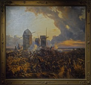 Schlacht von Mouscron von Charles Louis Mozin