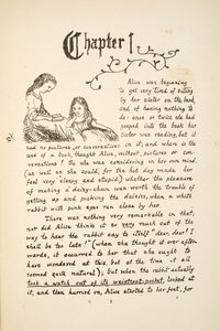 Alice mit ihrer Schwester, Illustration aus Alice