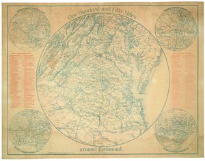 Hundertfünfzig Meilen um Richmond