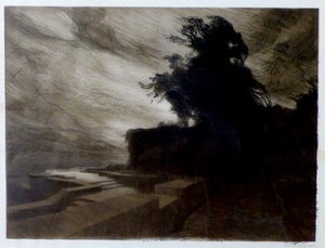 Le Vent - gehört zu einer Serie von 9 Lithografien namens Cantique des créatures